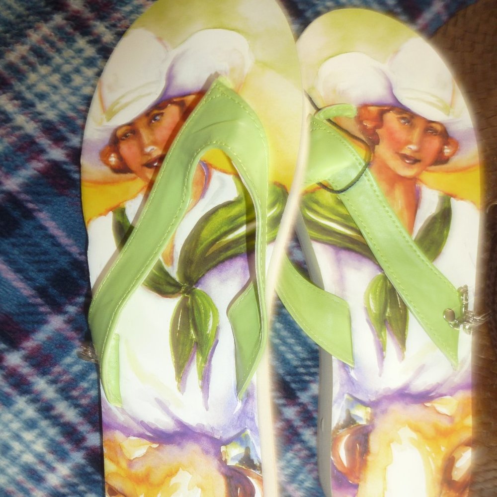 Sale - Versatile, Comfortable & Stylish Women"s Thong Sandal Cowgirl Flip Flops… - Picture 2 of 14
